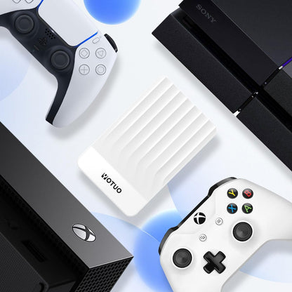 YOTUO 500GB External Hard Drive, Portable Storage Expansion HDD, USB 3.0 & USB-C for PC, Mac, Desktop, Laptop, Smartphone, PS4, Xbox One, Xbox 360, Office & Game Black