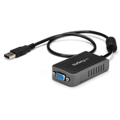 StarTech.com USB 2.0 to VGA Adapter, USB to VGA Monitor Converter for Windows, 1080p , TAA (no support for macOS/ChromeOS/Linux)