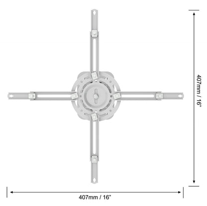 QualGear PRB-717-Wht Ceiling Mount Projector Accessory