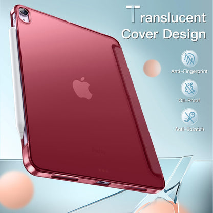 JETech Case ONLY for iPad Air 11-Inch M4/M3/M2 (2026/2025/2024), iPad Air 5/4 (2022/2020 5th/4th Generation 10.9-Inch), Slim Stand Hard Back Shell Cover with Auto Wake/Sleep (Starlight)