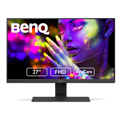 BenQ GW2480 Computer Monitor 24" FHD 1920x1080p | IPS | Eye-Care Tech | Low Blue Light | Anti-Glare | Adaptive Brightness | Tilt Screen | Built-in Speakers | DisplayPort | HDMI | VGA,Black