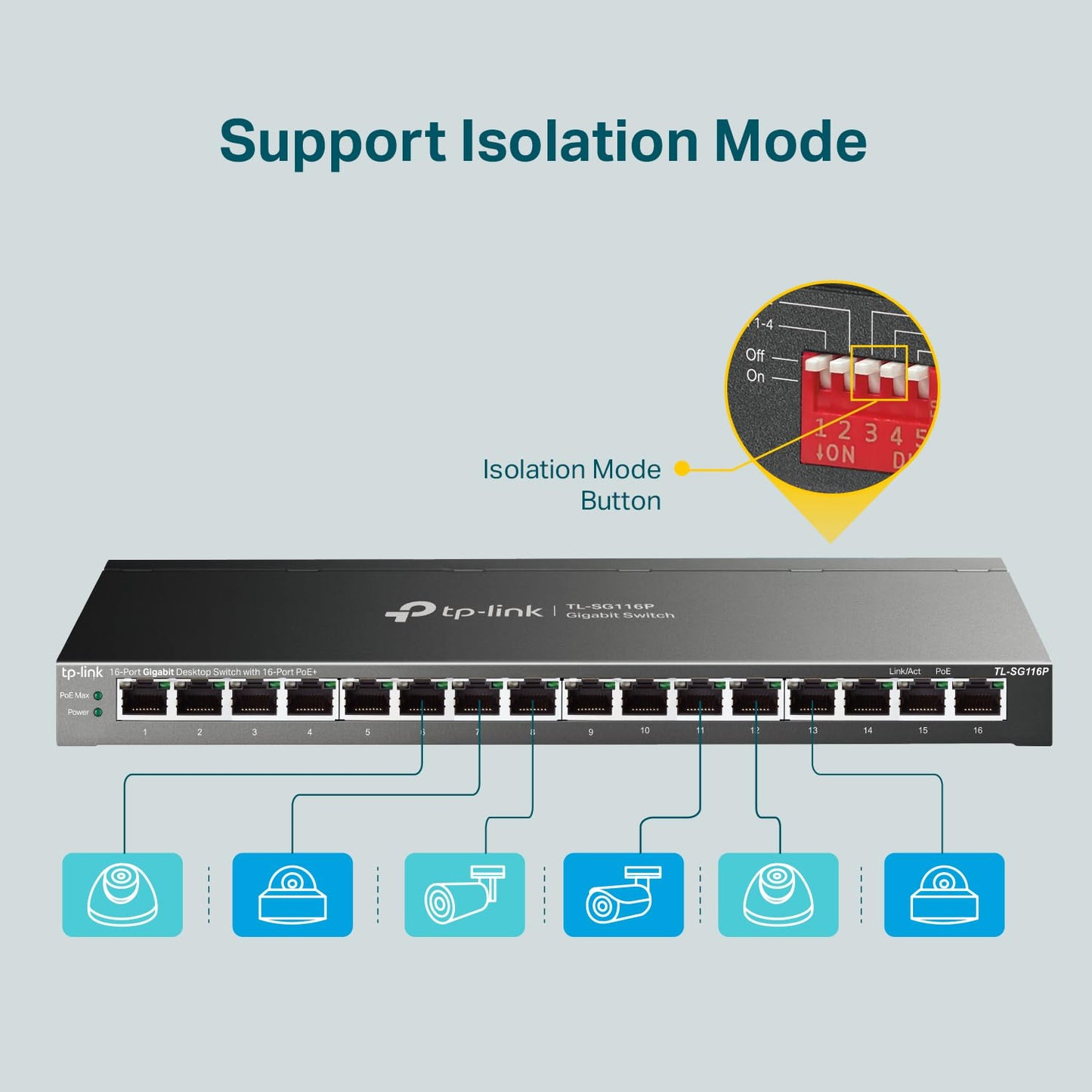 TP-Link TL-SG108S-M2 | 8-Port Multi-Gigabit 2.5G Ethernet Switch | Unmanaged Network Switch | Ethernet Splitter | Plug & Play | Desktop/Wall Mount | Silent Operation