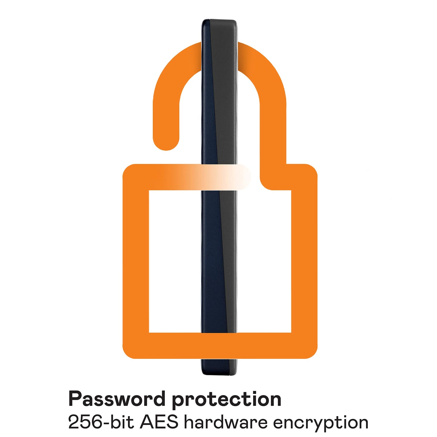 WD 5TB My Passport, Portable External Hard Drive, Black, backup software with defense against ransomware, and password protection, USB 3.1/USB 3.0 compatible - WDBPKJ0050BBK-WESN