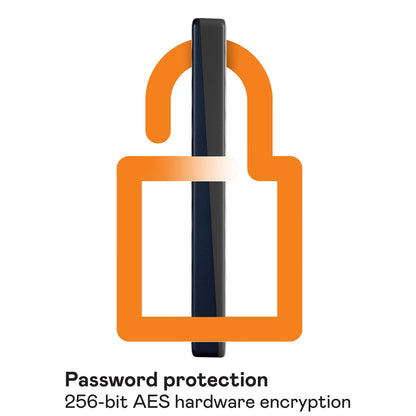 WD 5TB My Passport, Portable External Hard Drive, Black, backup software with defense against ransomware, and password protection, USB 3.1/USB 3.0 compatible - WDBPKJ0050BBK-WESN