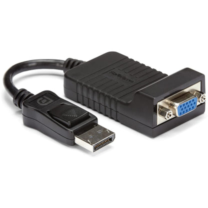 StarTech.com DisplayPort To VGA Video Adapter Converter - Active - 1080p - DP to VGA Converter (DP2VGA2) Black