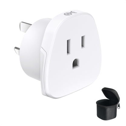 Cable Matters Type N Plug Adapter for Travel, US to Brazil Plug Adapter, Works in Brazil and South Africa, CE & RoHS Certified, White