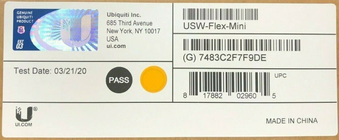 UBIQUITI UNIFI USW Flex MINI 5 Port GIGABIT Switch