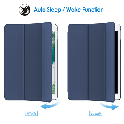JETech Case for iPad (9.7-Inch, 2018/2017 Model, 6th/5th Generation), Smart Cover Auto Wake/Sleep (Black)