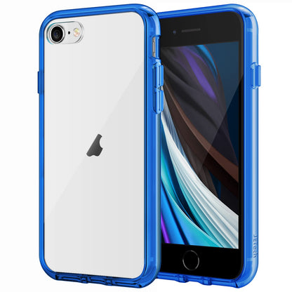 JETech Case for iPhone SE 3/2 (2022/2020 Edition), iPhone 8 and iPhone 7, 4.7-Inch, Non-Yellowing Shockproof Phone Bumper Cover, Anti-Scratch Clear Back (Clear)