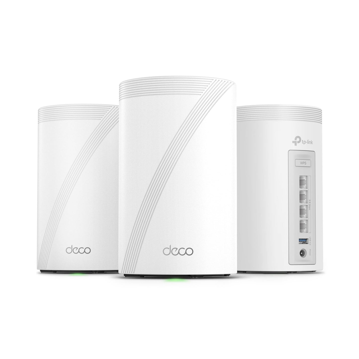 TP-Link Deco XE75 AXE5400 Tri-Band WiFi 6E Mesh System - Covers up to 5500 Sq.Ft, Replaces WiFi Router and Extender, AI-Driven Mesh, 6GHz Band, 2-Pack
