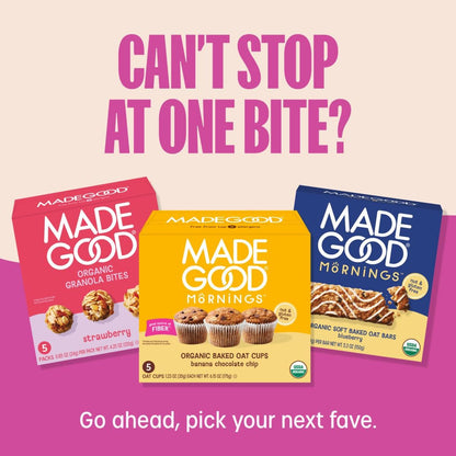MadeGood Chocolate Lovers Variety Pack, Granola Bars, Morning Bars & Drizzled Birthday Cake Bars