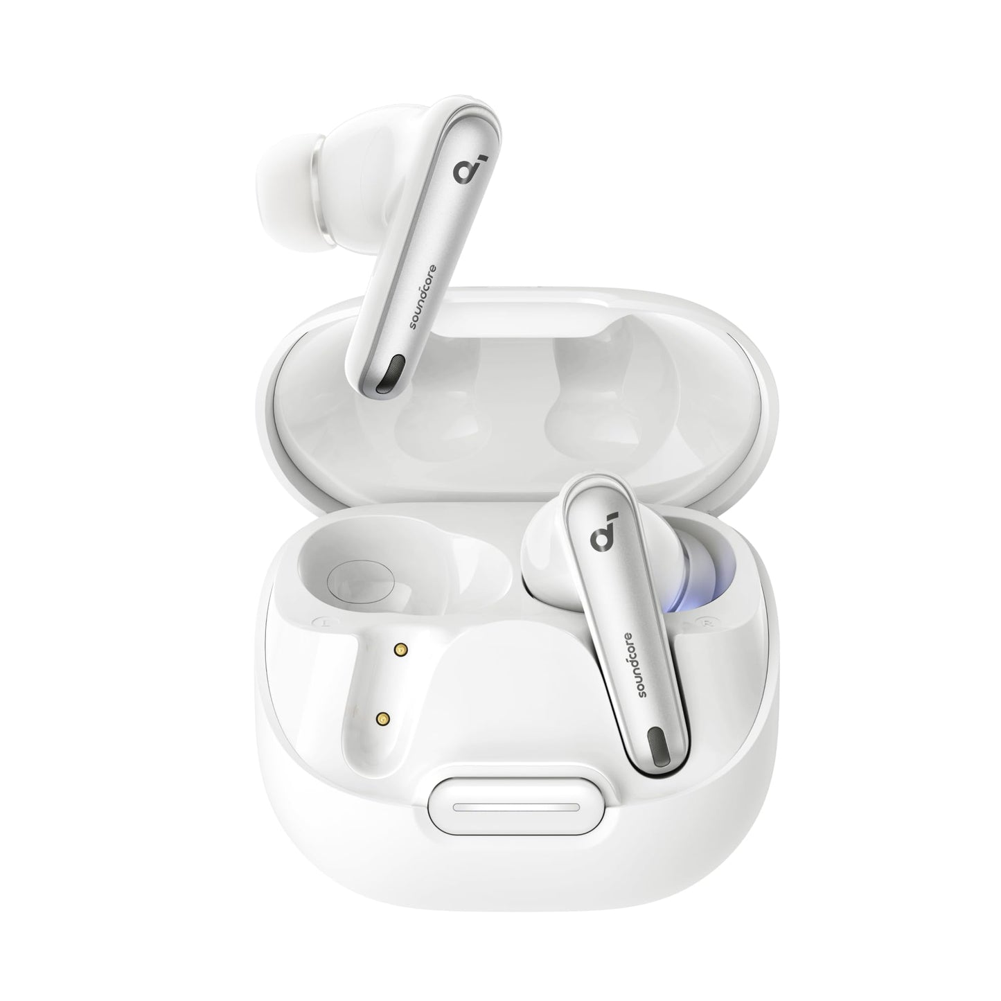 Soundcore by Anker Liberty 4 NC Wireless Earbuds, 98.5% Noise Reduction, Adaptive Noise Cancelling to Ears and Environment, Hi-Res Sound, 50H Battery, Wireless Charging, Bluetooth 5.3