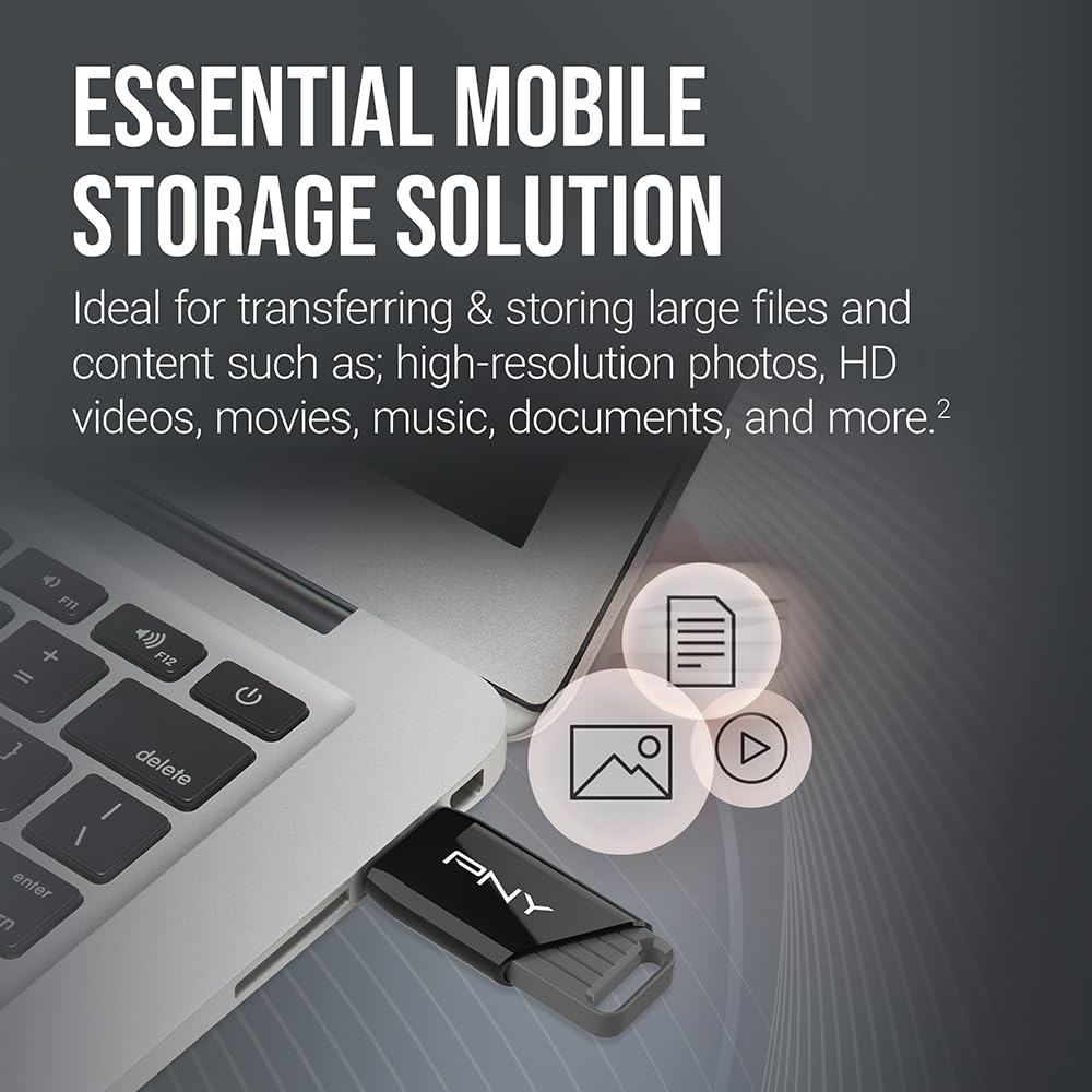 PNY 256GB Attaché X USB 3.2 Gen 1 Flash Drive