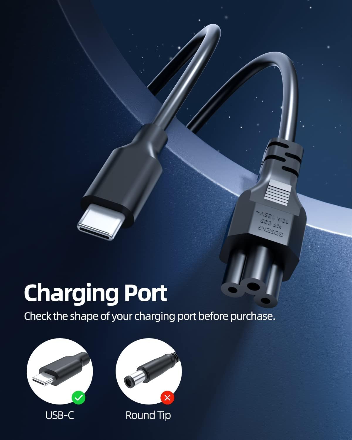 Superer Charger Fit for Lenovo Thinkpad X1 Carbon Gen 13 12 11 10 9 8 7 6 5, Yoga Gen 8 7 6 5 4 3 2, Tablet Gen 3 2, 2-in-1 Gen 10 9 Power Supply AC Adapter Cord, USB C, 65W 45W