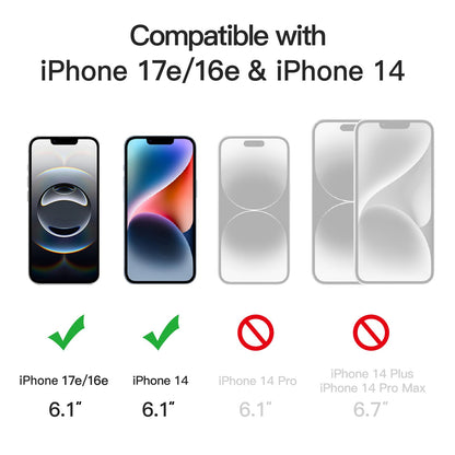 JETech Privacy Screen Protector for iPhone 14 Plus 6.7-Inch, Anti Spy Tempered Glass Film, 2-Pack