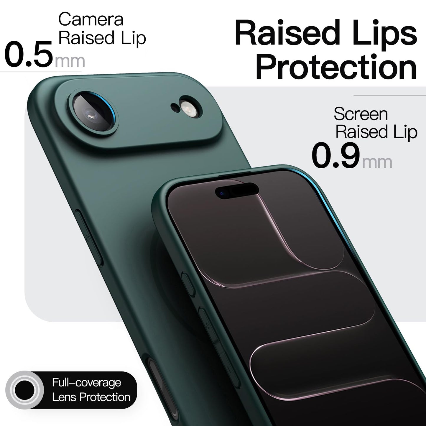 JETech Magnetic Slim Case for iPhone 17 Pro Max 6.9-Inch, Compatible with MagSafe, Ultra-Thin Lightweight Minimalist Phone Cover with Matte Finish and Full Camera Lens Protection (Black)