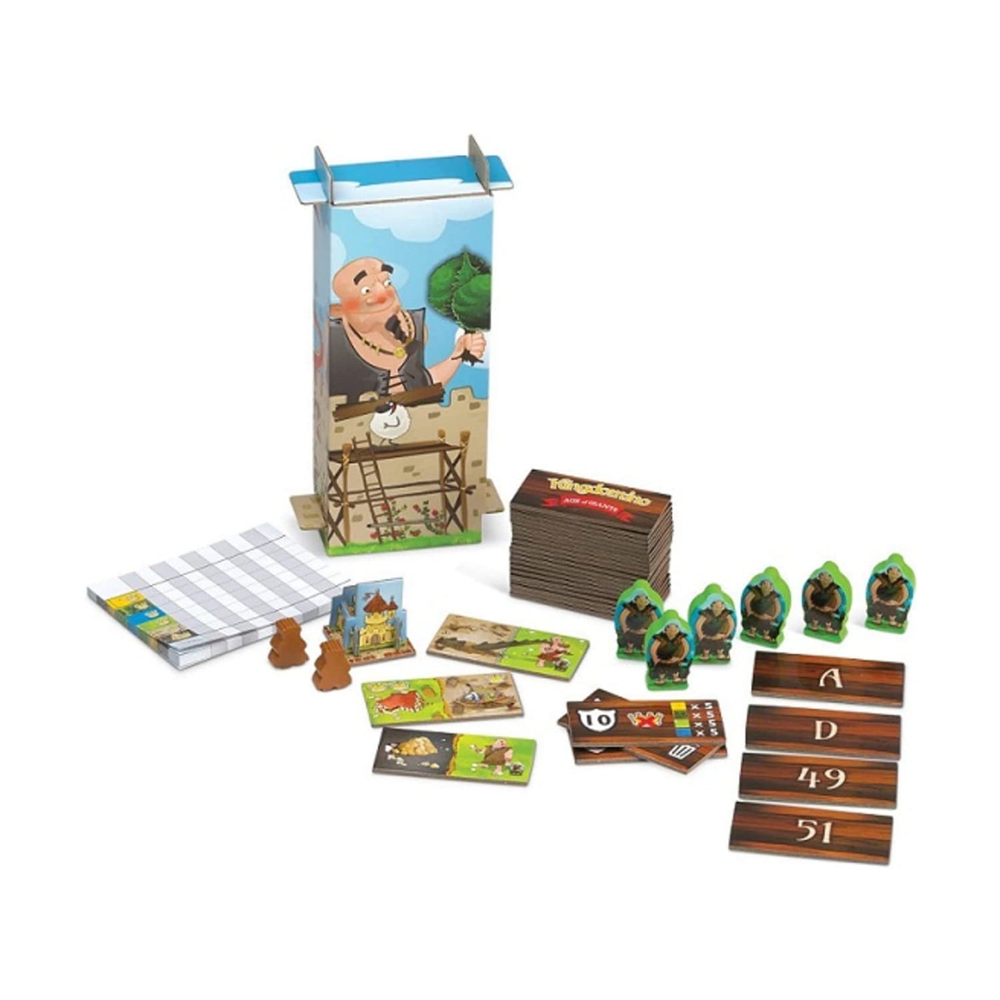 Blue Orange Games Kingdomino Award Winning Family Strategy Board Game, 2-4 players