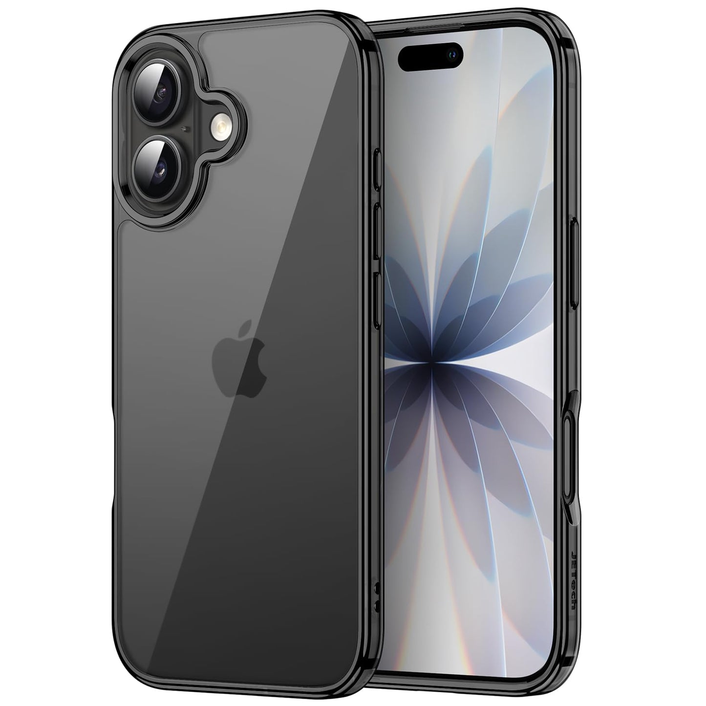 JETech Case for iPhone 17 Pro Max 6.9-Inch, Non-Yellowing Shockproof Phone Bumper Cover, Anti-Scratch Clear Back (Clear)