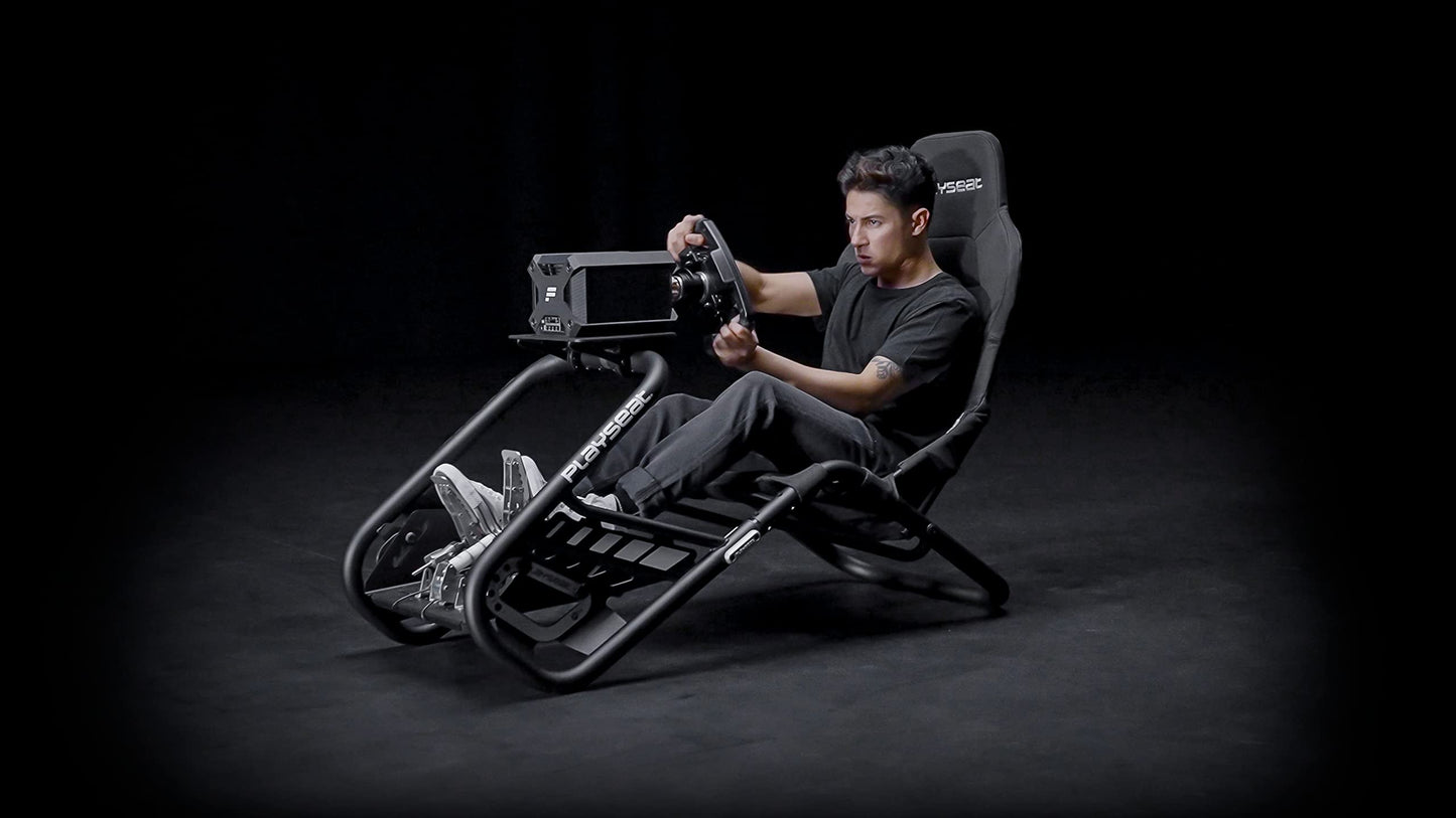 Playseat Trophy Sim Racing Cockpit | High Performance Racing Simulator Cockpit | Supports Direct Drive | Compatible with All Steering Wheels & Pedals on the Market | Supports PC & Console | Black