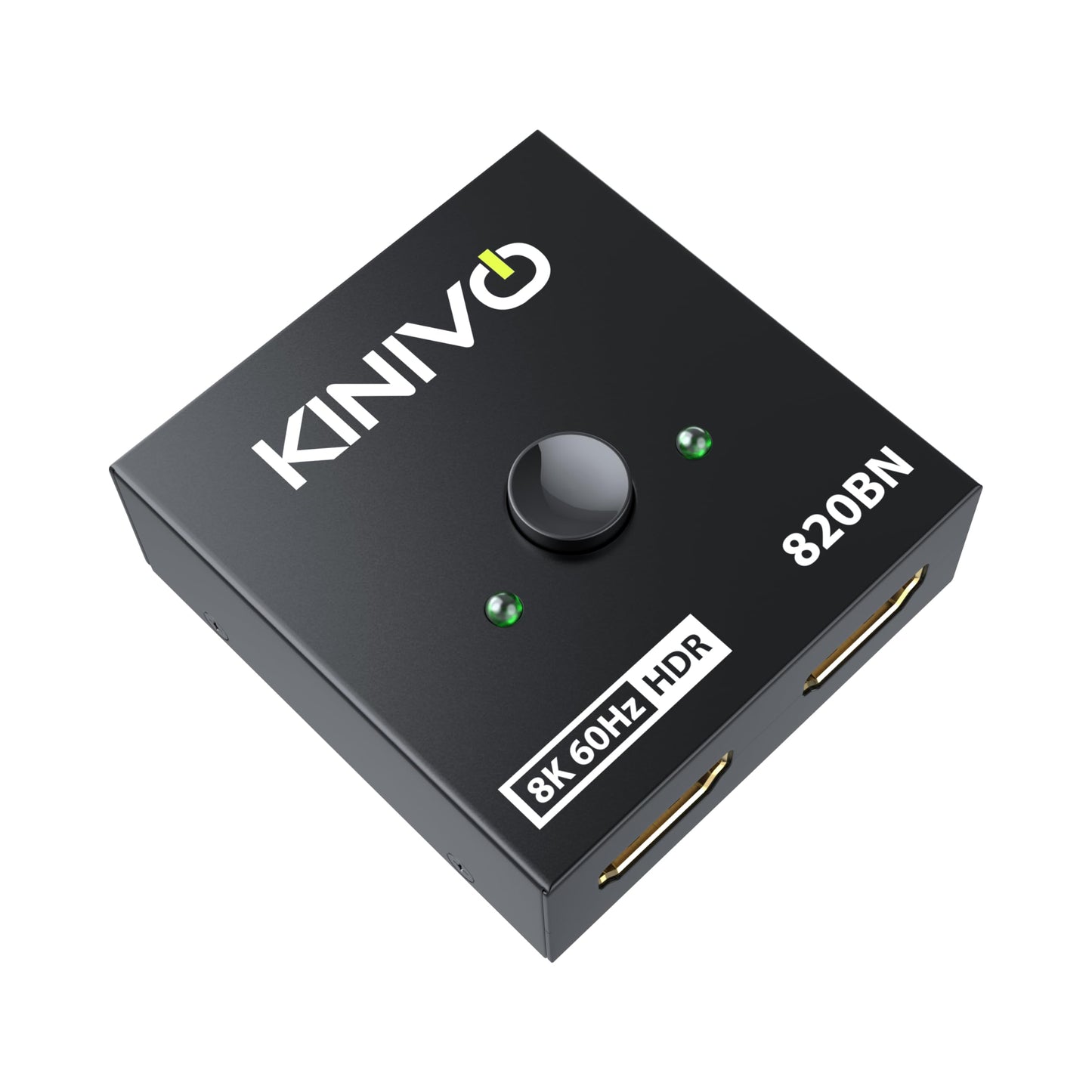 Kinivo HDMI Switch 5 in 1 Out 4K 60Hz (HDR 10, High Speed 18Gbps, IR Remote, HDCP2.2, Dolby Vision, VRR) - 550BN Switcher Compatible with Roku, PS5, Xbox, Apple TV, Nintendo Switch 2, Cable Box