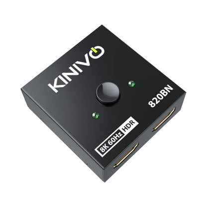 Kinivo HDMI Switch 5 in 1 Out 4K 60Hz (HDR 10, High Speed 18Gbps, IR Remote, HDCP2.2, Dolby Vision, VRR) - 550BN Switcher Compatible with Roku, PS5, Xbox, Apple TV, Nintendo Switch 2, Cable Box