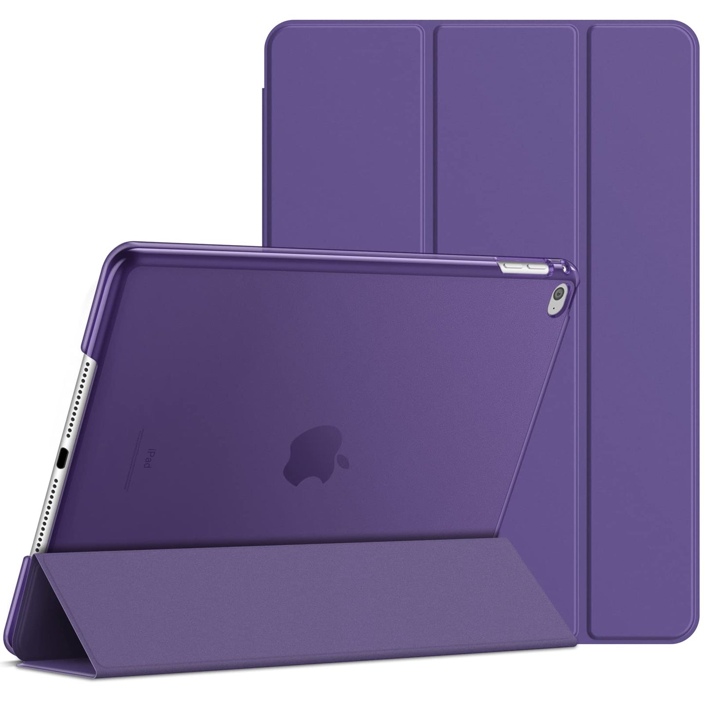 JETech Case for iPad Air 2 (2nd Generation), Smart Cover Auto Wake/Sleep (Black)
