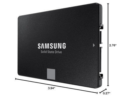 Samsung SSD 870 EVO SATA III 2.5” 2TB, Read Speeds Up to 560MB/s