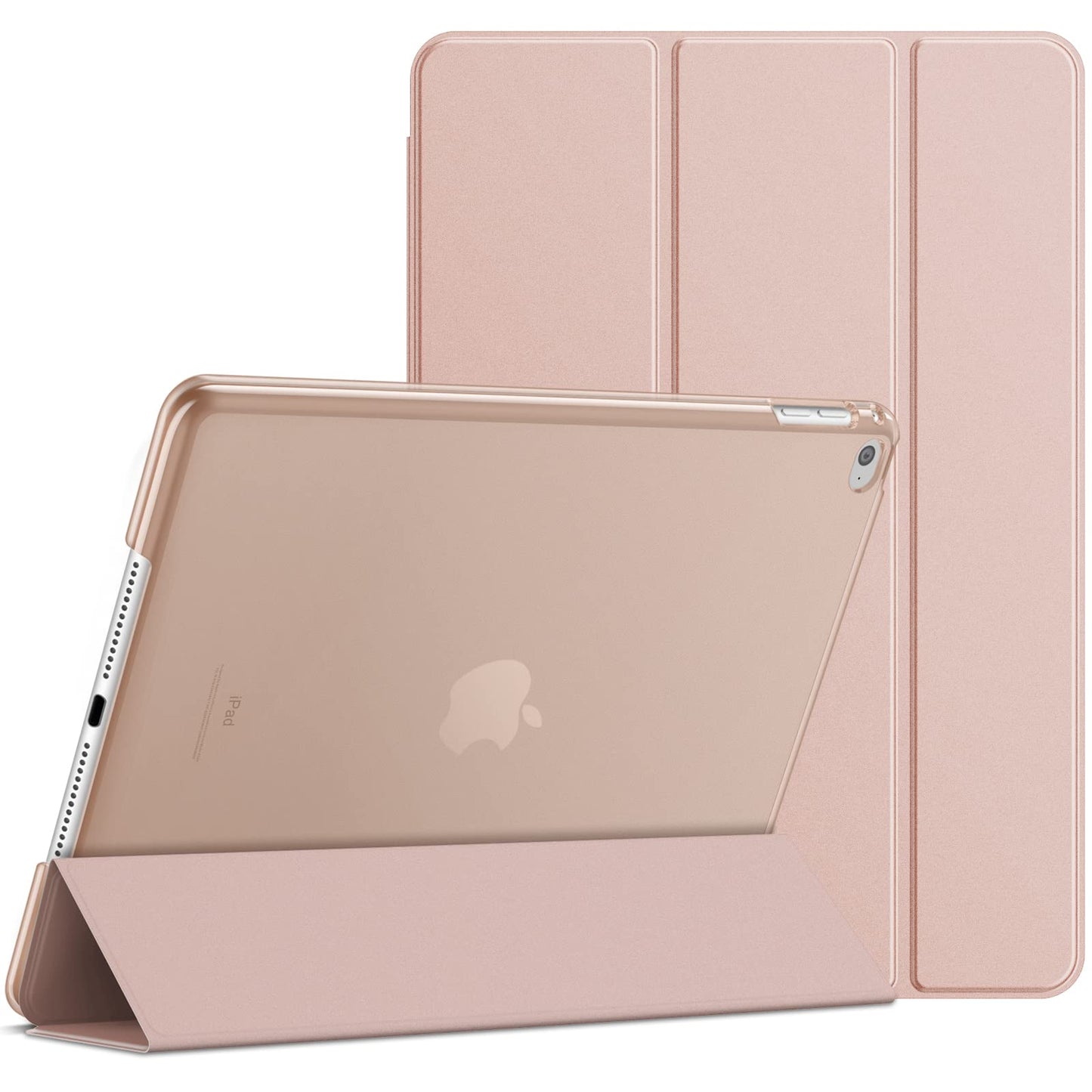 JETech Case for iPad Air 2 (2nd Generation), Smart Cover Auto Wake/Sleep (Black)