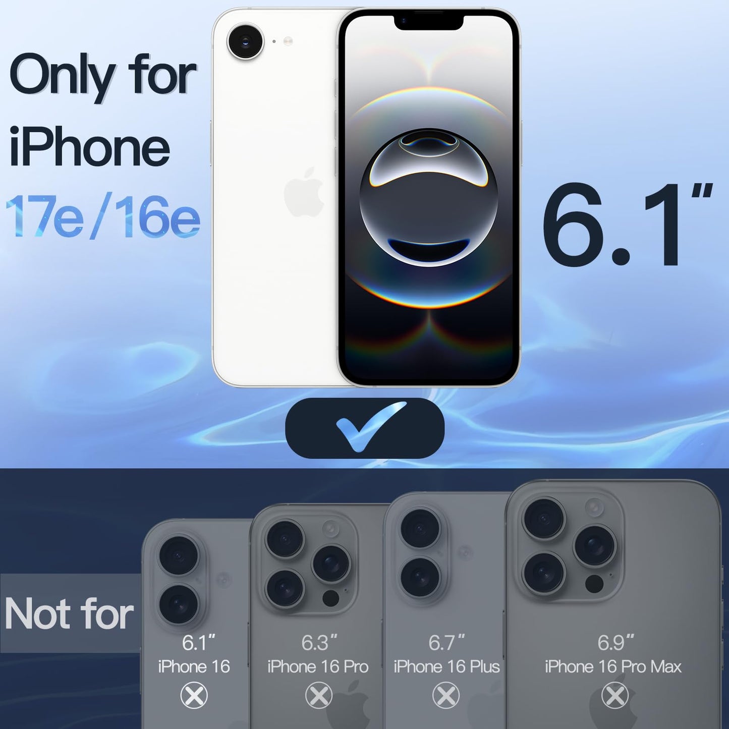 JETech Privacy Screen Protector for iPhone 15 6.1-Inch, Anti-Spy Tempered Glass Film with Easy Installation Tool, 2-Pack