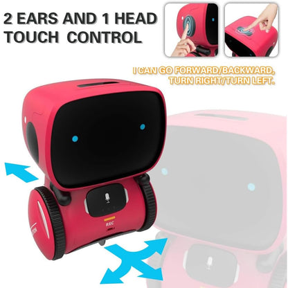 98K Robot Toys for Girls and Boys Rechargeable, Touch and Voice Control Robots Interactive Talking Smart Partner and Teacher with Singing, Dancing, STEM Toy Gifts for Kids Age 3 and Up