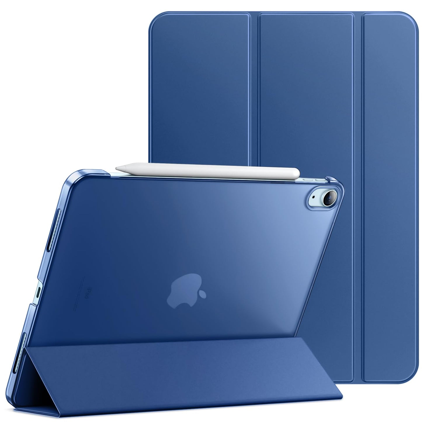 JETech Case ONLY for iPad Air 11-Inch M4/M3/M2 (2026/2025/2024), iPad Air 5/4 (2022/2020 5th/4th Generation 10.9-Inch), Slim Stand Hard Back Shell Cover with Auto Wake/Sleep (Starlight)