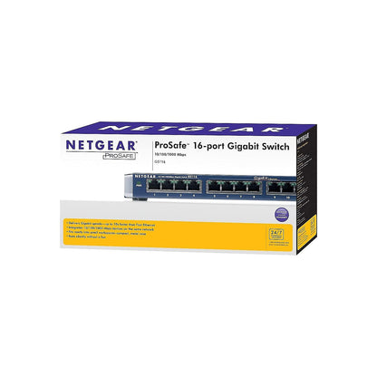 NETGEAR 5-Port Gigabit Ethernet Unmanaged Switch (GS105NA) - Desktop or Wall Mount