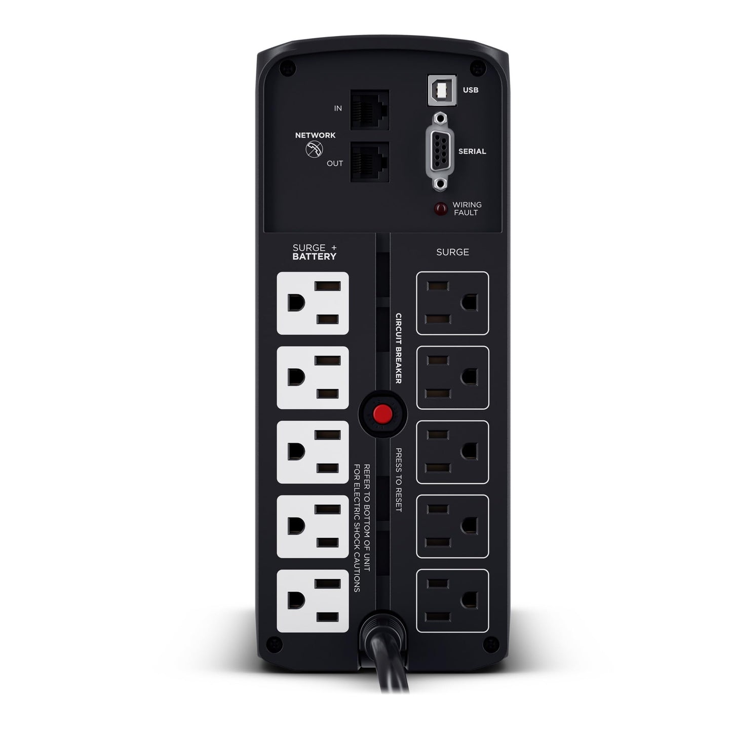 CyberPower CP1500PFCLCD PFC Sinewave UPS Battery Backup and Surge Protector, 1500VA/1000W, 12 Outlets, AVR, Mini Tower, UL Certified