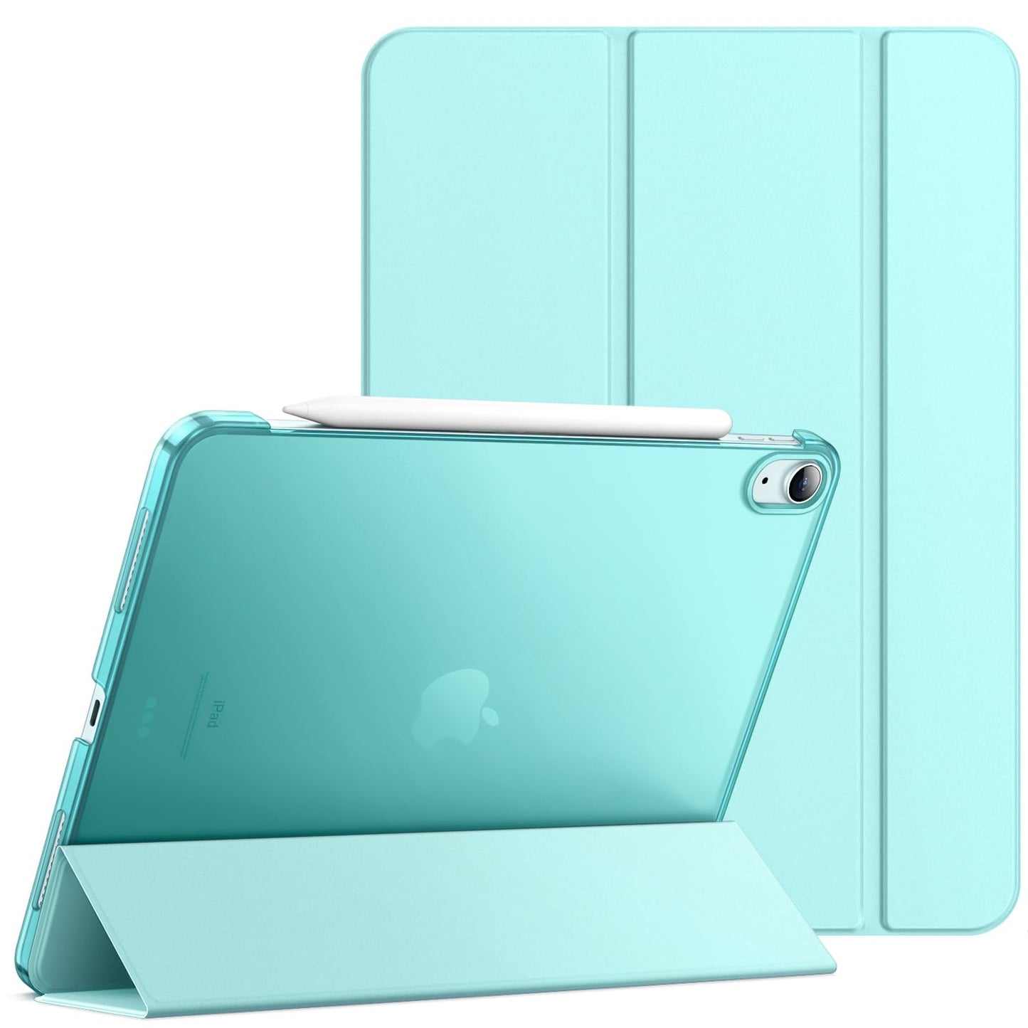 JETech Case ONLY for iPad Air 11-Inch M4/M3/M2 (2026/2025/2024), iPad Air 5/4 (2022/2020 5th/4th Generation 10.9-Inch), Slim Stand Hard Back Shell Cover with Auto Wake/Sleep (Starlight)