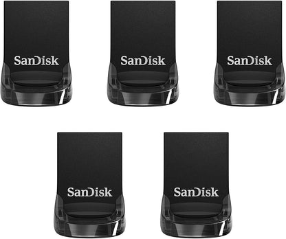 SANDISK 128GB Ultra Fit, USB-A Flash Drive, Up to 130MB/s Read Speeds