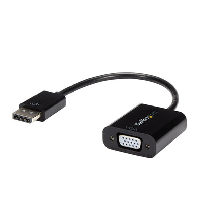 StarTech.com DisplayPort to VGA Adapter - Active DP to VGA Converter - 1080p Video - DP/DP++ Source to VGA Monitor Cable Adapter - DP to VGA Adapter Dongle Digital to Analog - DP 1.2 to VGA (DP2VGA3)