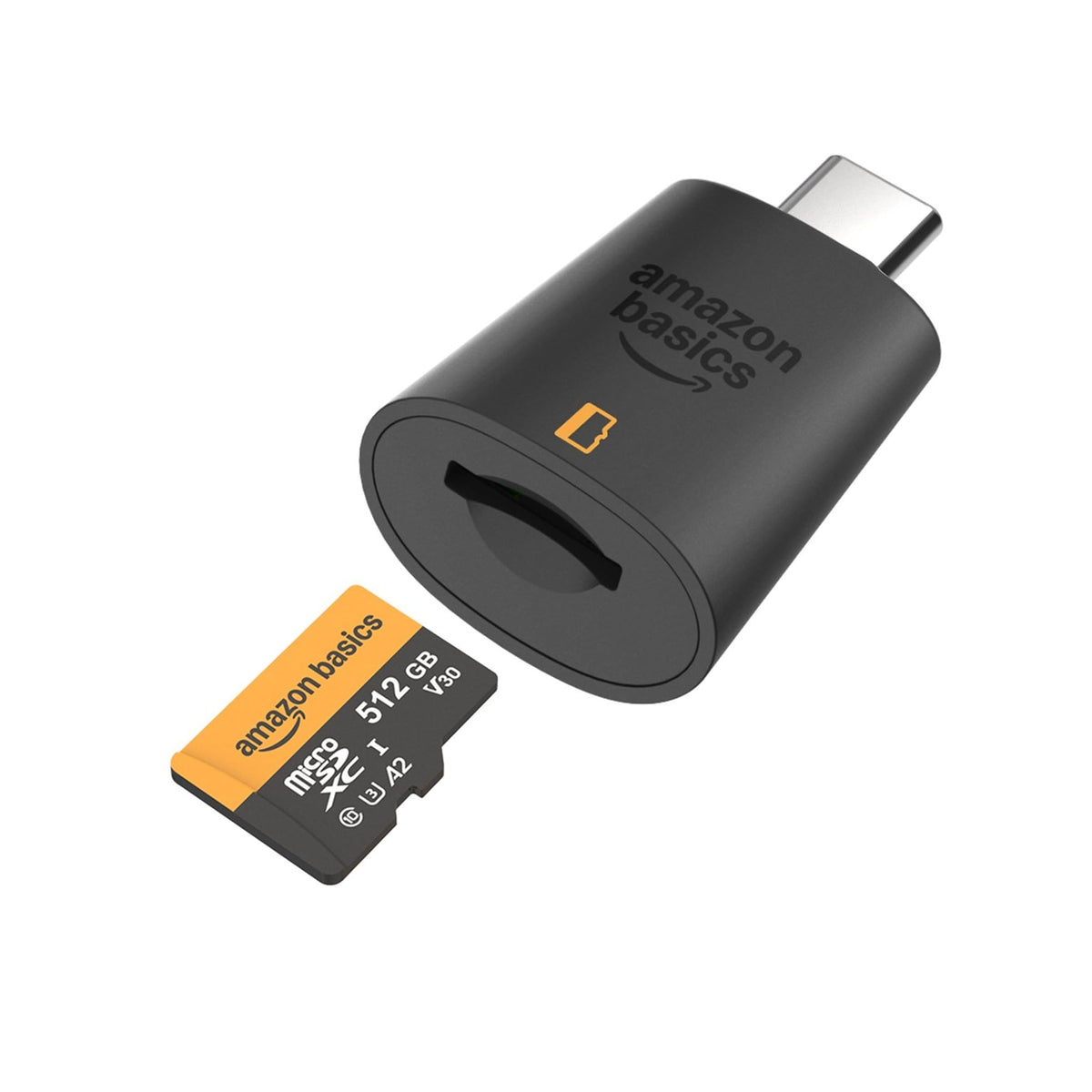 Amazon Basics 128GB microSDXC Memory Card with Adapter for Smartphones, Drones, Cameras, Full HD, Read Speed Up to 200MB/s, 1-Pack