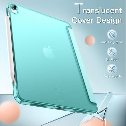 JETech Case ONLY for iPad Air 11-Inch M4/M3/M2 (2026/2025/2024), iPad Air 5/4 (2022/2020 5th/4th Generation 10.9-Inch), Slim Stand Hard Back Shell Cover with Auto Wake/Sleep (Starlight)