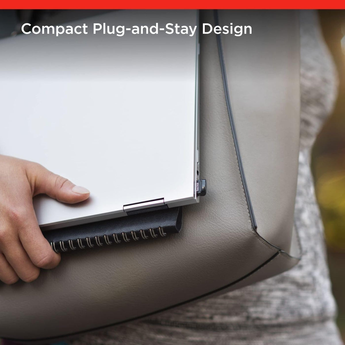 SANDISK 128GB Ultra Fit, USB-A Flash Drive, Up to 130MB/s Read Speeds