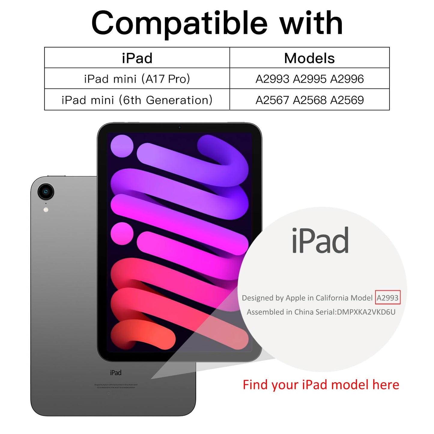 JETech Screen Protector for iPad (A16) 11th/10th Generation (2025/2022), 9H Tempered Glass Film, HD Clear, 2-Pack