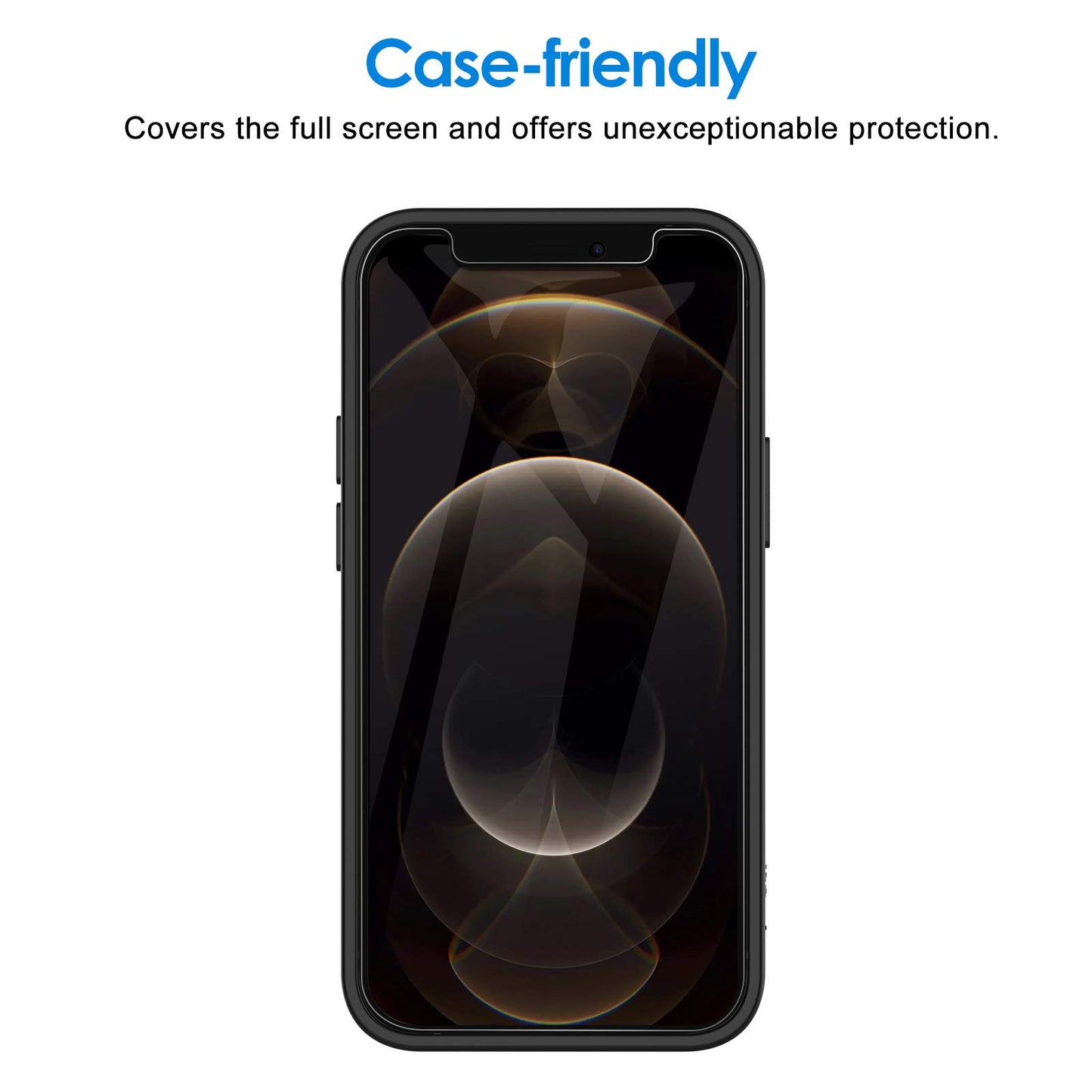 JETech Privacy Screen Protector for iPhone 17e (2026) / iPhone 16e / iPhone 13/13 Pro, Anti Spy Tempered Glass Film, 6.1-Inch Display, 2-Pack