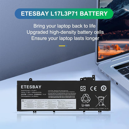 L17M3P71 Laptop Battery Compatible with Lenovo ThinkPad T480S Series Notebook L17L3P71 L17M3P72 01AV478 01AV480 01AV479 SB10K97621 SB10K97622 SB10K97620