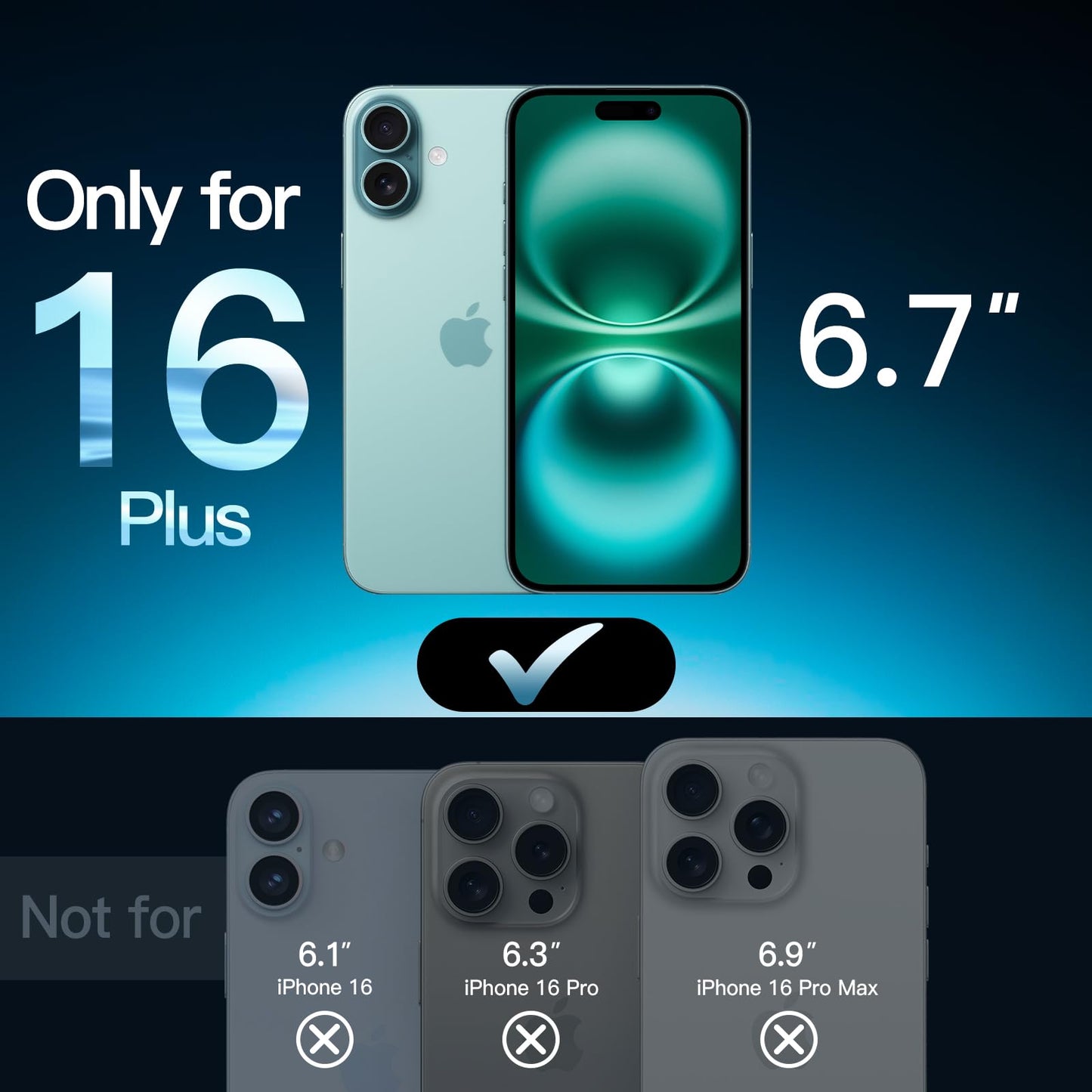 JETech Full Coverage Screen Protector for iPhone 17e (2026) / iPhone 16e, 9H Tempered Glass Film, Case-Friendly, HD Clear, 6.1-Inch Display, 3-Pack