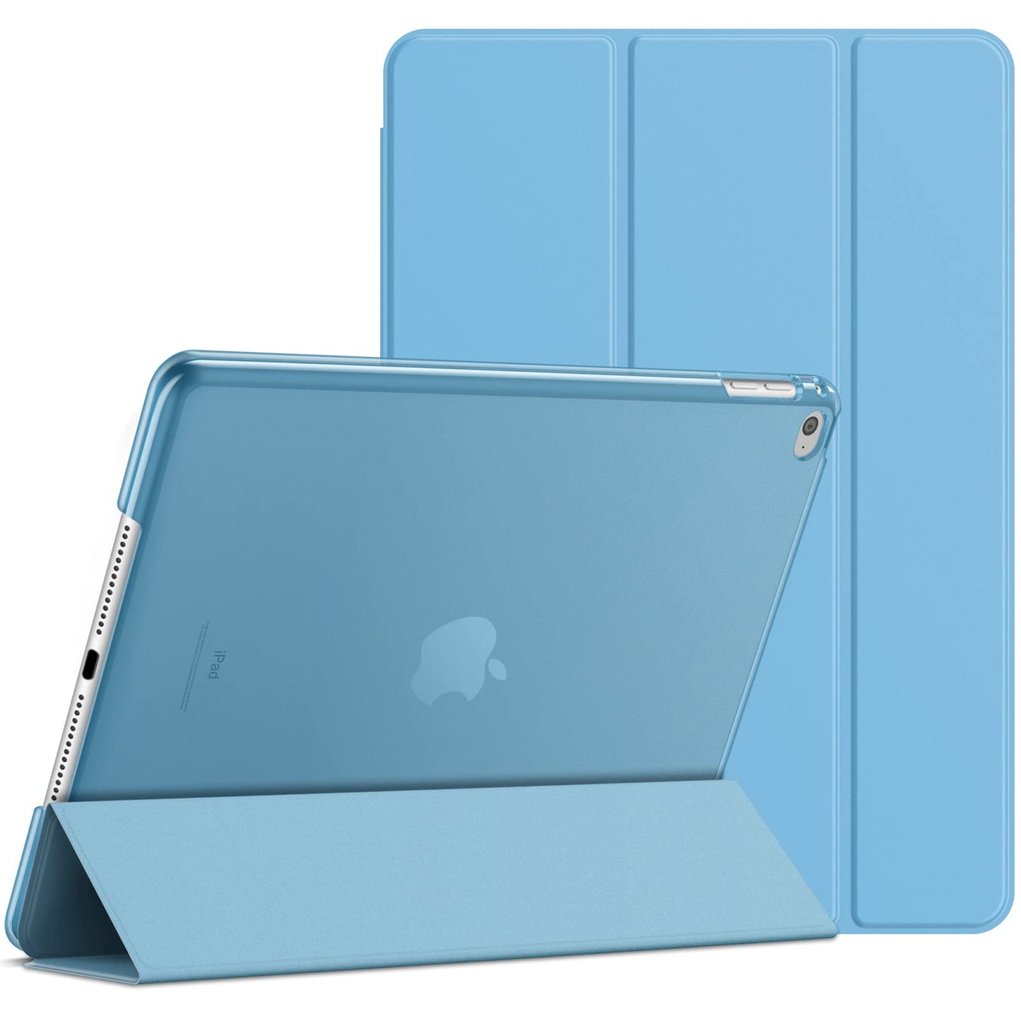 JETech Case for iPad Air 2 (2nd Generation), Smart Cover Auto Wake/Sleep (Black)