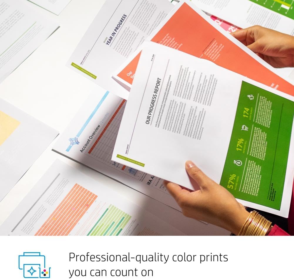 HP Color LaserJet Pro M283fdw Wireless All-in-One Laser Printer, Remote Mobile Print, Scan & Copy, Duplex Printing, Works with Alexa (7KW75A), White