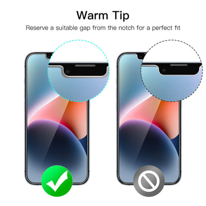 JETech Screen Protector for iPhone 17e (2026) / iPhone 16e / iPhone 14, Tempered Glass Film, 6.1-Inch Display, 3-Pack