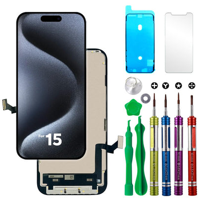 Compatible with iPhone XR Premium LCD Screen Replacement 6.1 inch (Model A1984, A2105, A2106, A2108) High Resolution Display digitizer Assembly Touch Screen