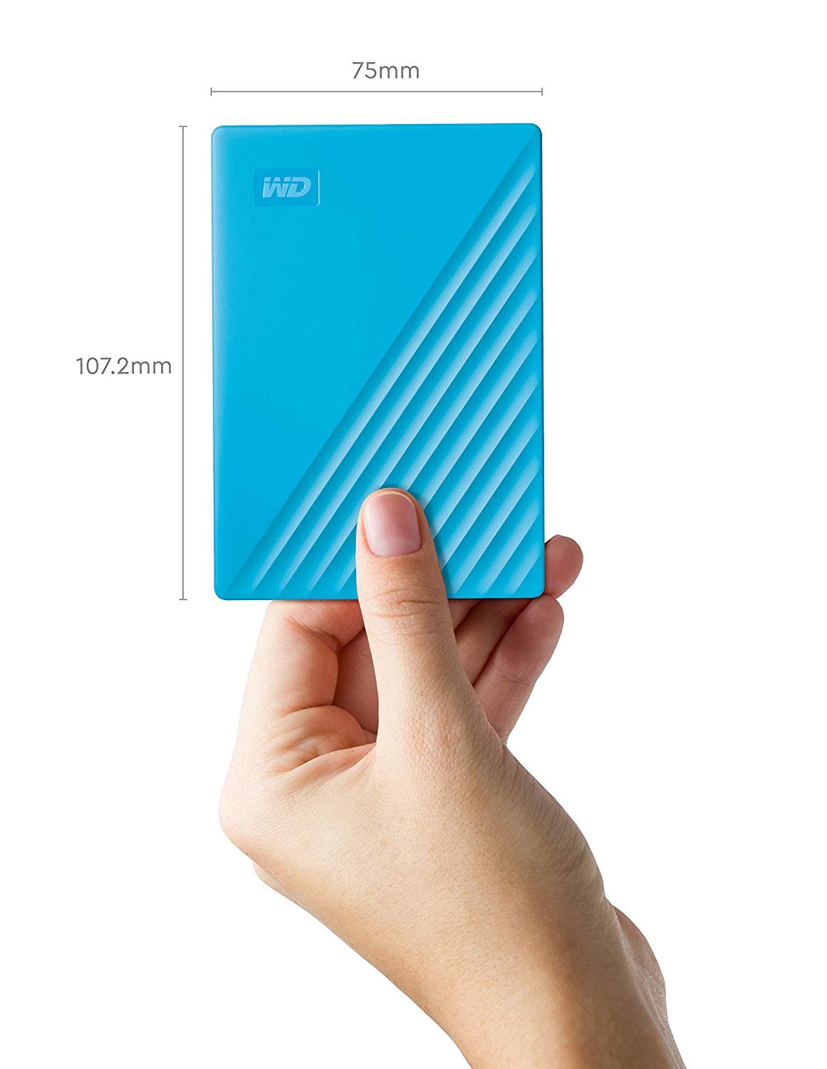 WD 5TB My Passport, Portable External Hard Drive, Black, backup software with defense against ransomware, and password protection, USB 3.1/USB 3.0 compatible - WDBPKJ0050BBK-WESN