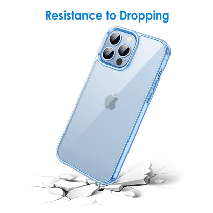 JETech Case for iPhone 13 Pro Max 6.7-Inch, Non-Yellowing Shockproof Phone Bumper Cover, Anti-Scratch Clear Back (Clear)