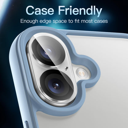 JETech Camera Lens Protector for iPhone 15 6.1-Inch and iPhone 15 Plus 6.7-Inch, 9H Tempered Glass, Anti-Scratch, Case Friendly, Does Not Affect Night Shots, HD Clear, 3-Pack